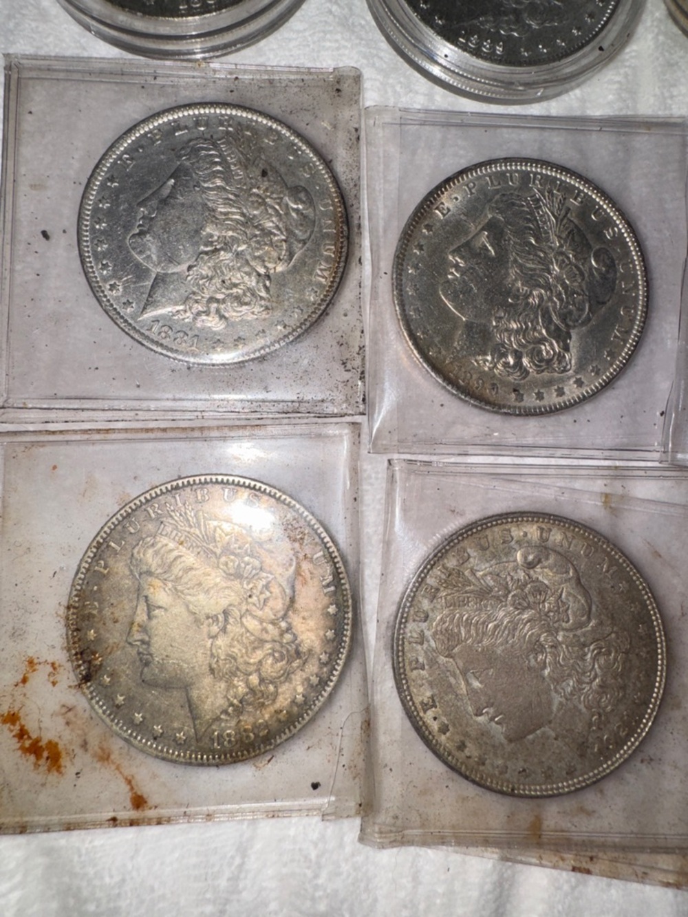 Mixed Silver Morgan & Walking Liberty Coin Lot - Silver Tones - Picture 6 of 6